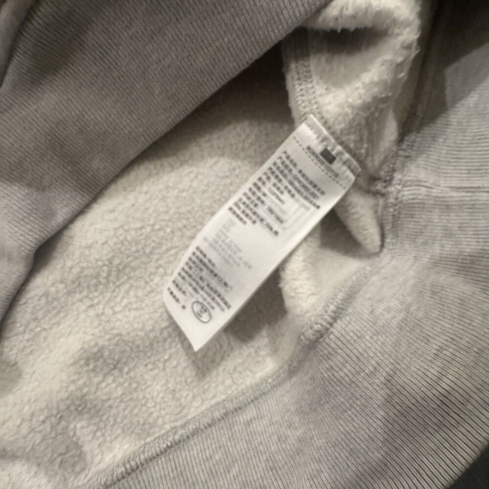 Abercrombie & Fitch Soft A&F Essentials Hoodie Men's M Oversized Light Gray - Picture 6 of 8